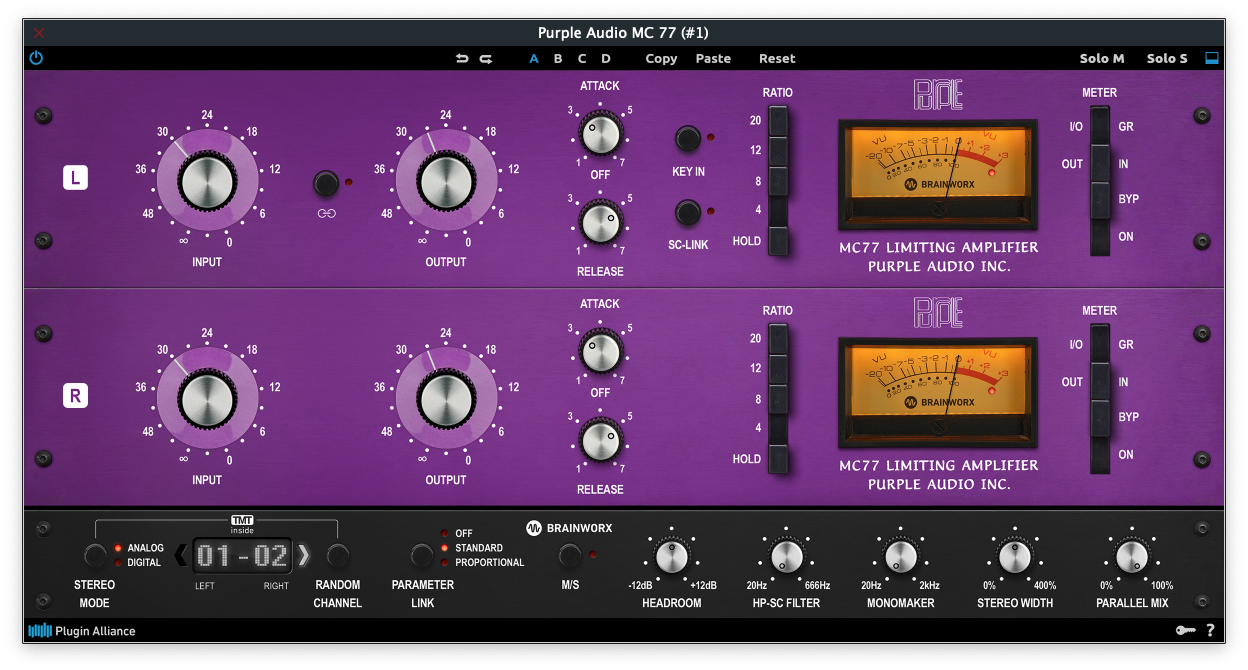 Plugin Alliance Purple Audio MC77